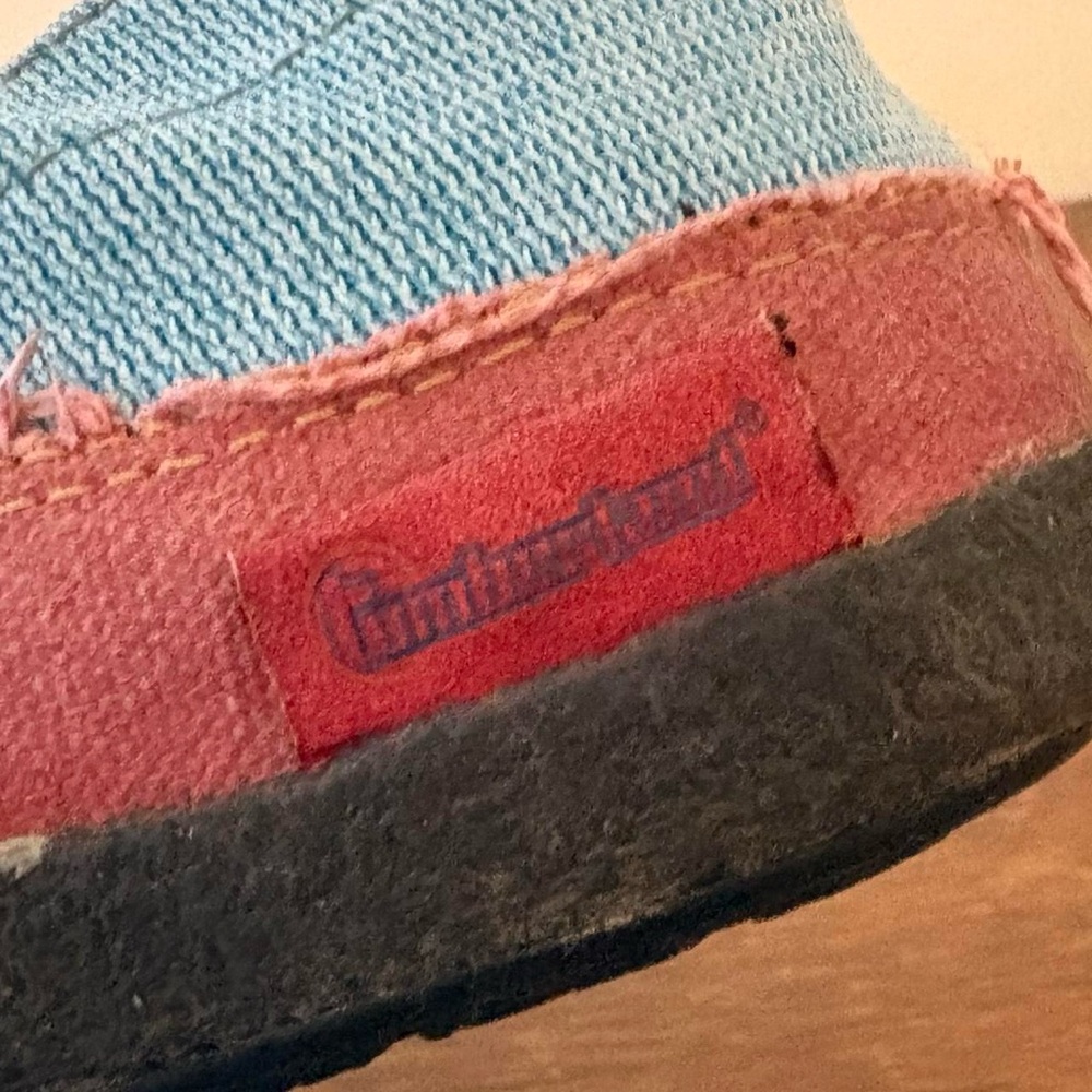 Timberland Red & Blue Boat Shoes - Picture 7 of 8